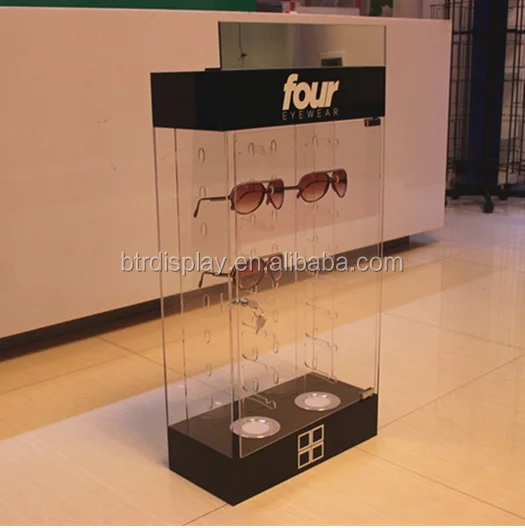 Acrylic Countertop Sunglass Display Case With Lock Buy Acrylic