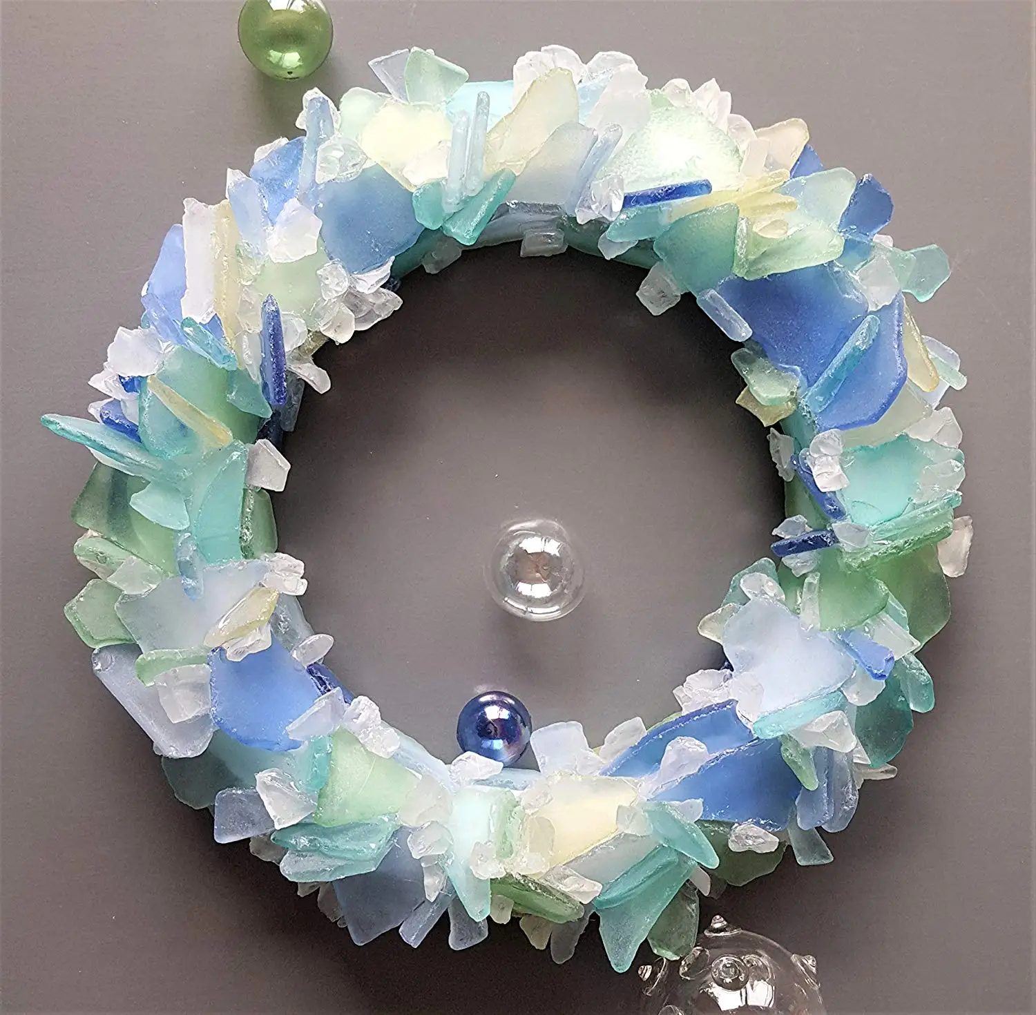 Sea Glass Wreath.
