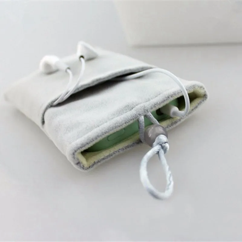 Promo Mobile phone storage bag power protection Mobile flannelette bag