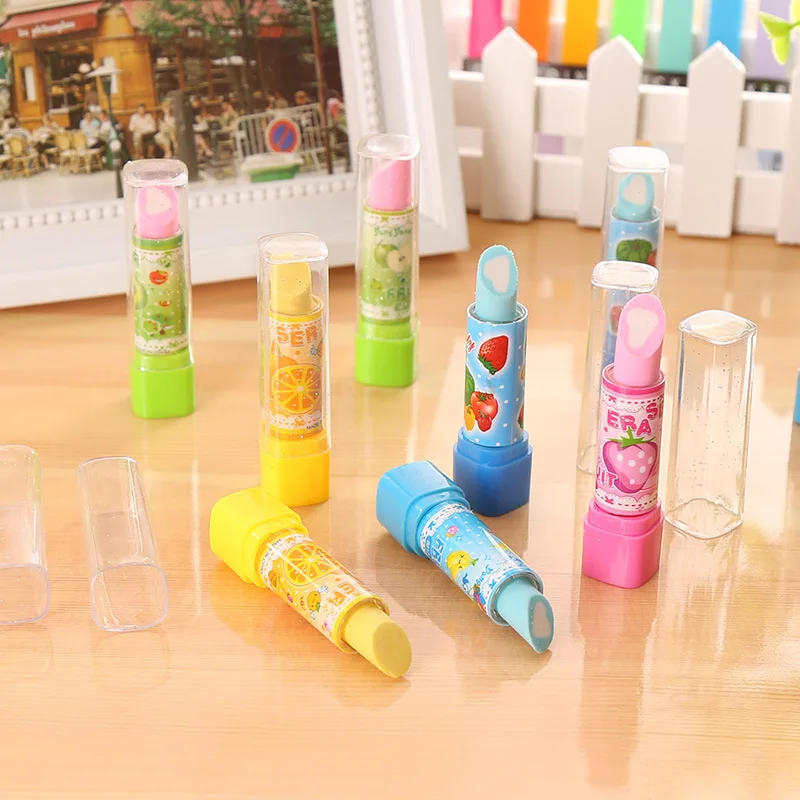 Fun Lipstick Eraser Hot Selling Eraser,Mini Eraser Buy Mini Dry Erase Marker With Eraser,Funny