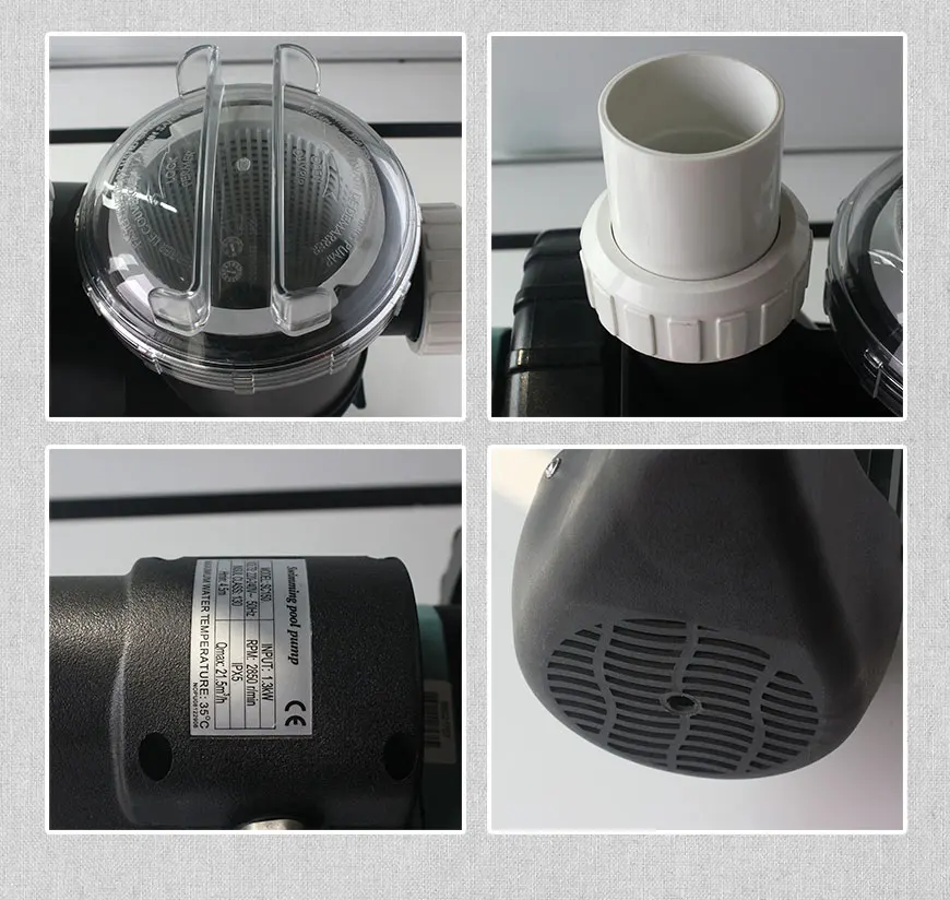 Sand Filter Circulation Pump Electric Swimming Pool Filter Pump