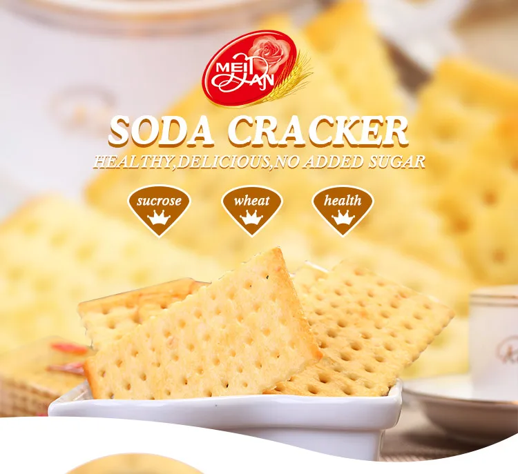 original sugar free saltine crispy sesame soda cracker biscuit