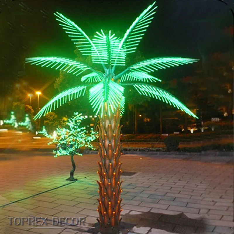 Led Palm Tree Lighting Summer Festival Decoration Led Palm Tree Lighting Summer Festival Decoration