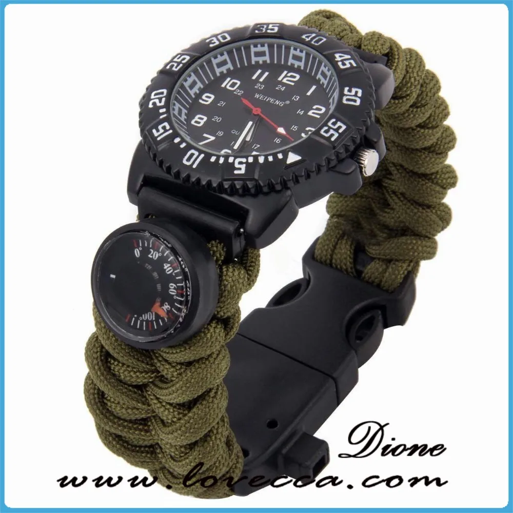 Hand Watch Military Paracord Watch Band Paracord Bracelets/watch Straps