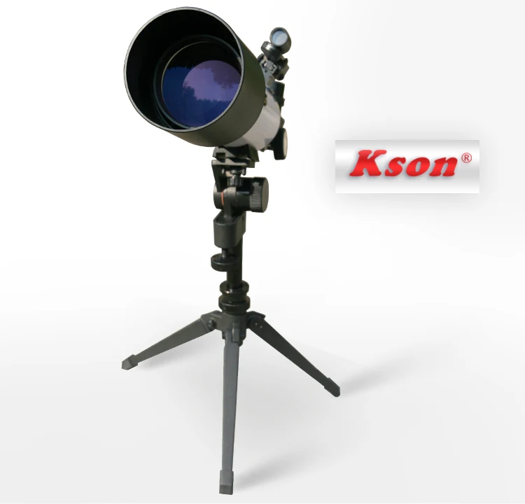 entry level small size desktop portable telescope with tripod 40080 80mm refractor astronomical