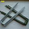 China Supplier 6'' Galvanized Landscape Staples/Coating Green Staple Pins