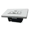 Dual USB Wall Outlet Fast Charger Socket 20A AC Power Receptacle White