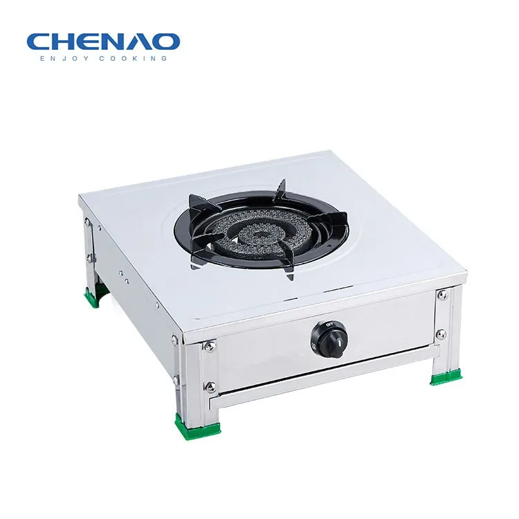 Double Burner Stainless Steel Stander Gas Stove In Thailand Buy 145mm