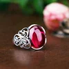 925 Sterling Silver Rings Setting With 11*14/12*16mm Oval Cabochon Base for Women Handmade Jewelry Setting Ring Blank Nice Gift