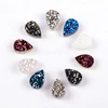 Teardrop pear shape druzy stones wholesale small grain agate druzy gemstone