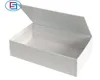Wholesale Paper Packing Box Customized White Paperboard Box with Hinged Lid, 8.5 x 5 x 2.25 Inches -Pack of 3