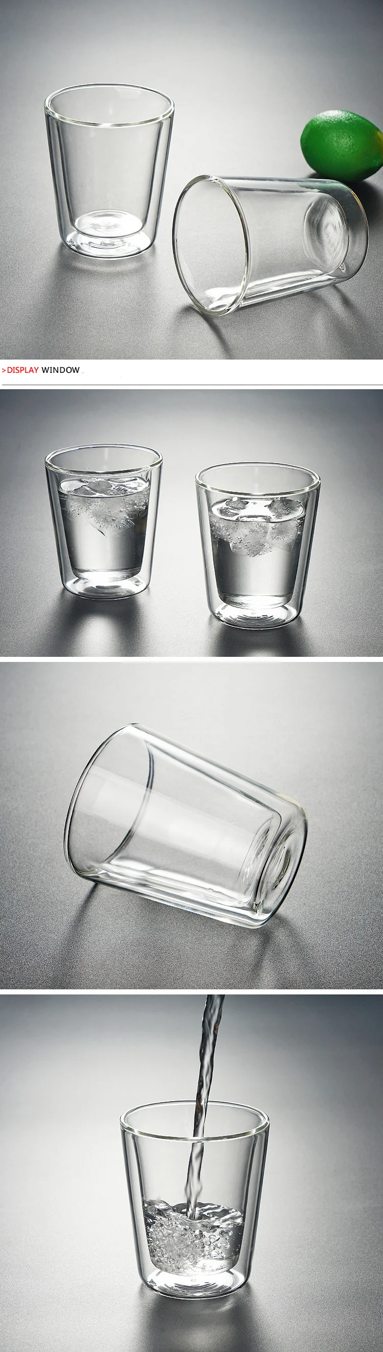 Wholesale small glass tea juice cups\t