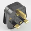 New hot selling products BS UK 3 pin power plug industrial power plug 13A Fuse BS1363
