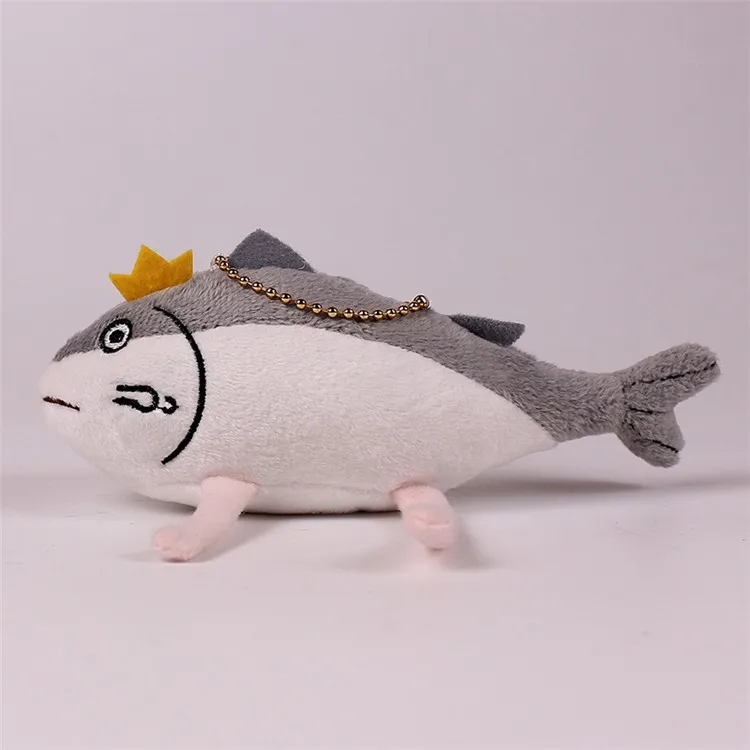 fish with legs plush