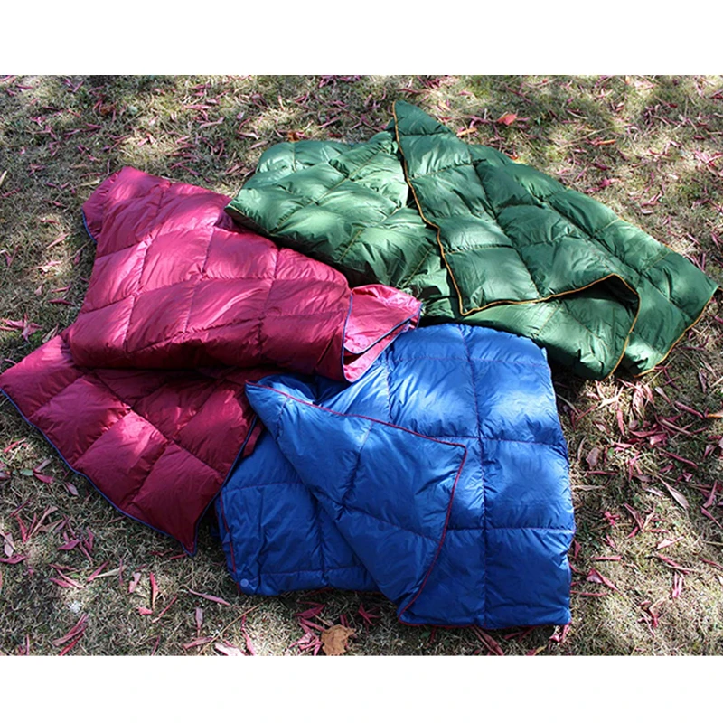 Woqi Camping Hiking Travel Blanket Outdoor Lightweight Packable Down