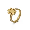Best Jewellery Gifts Little Girl Shaped Channel Set Diamond Cheap Gold Mothers Day Rings