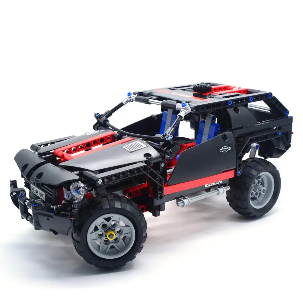 Decool 3341 Transport Cruiser SUV 589pcs Racing Car Model Building Block Sets Educational DIY Bricks Toys