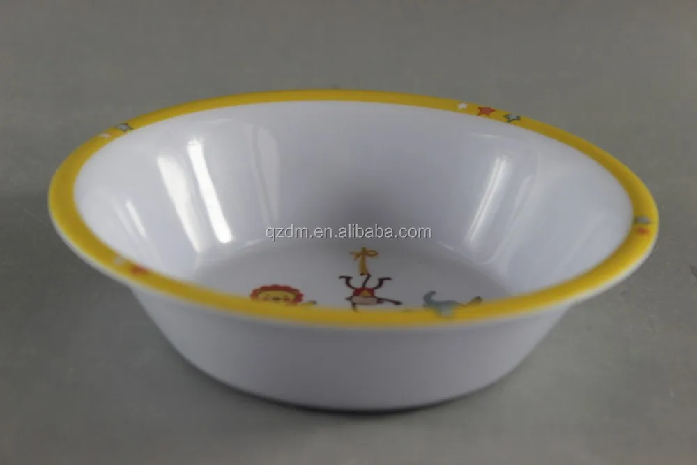 Funny Print Melamine Kids Cereal Bowl