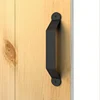 Custom Black Comfortable Beautiful Classical Pulls Handles Sliding Barn Door Handle
