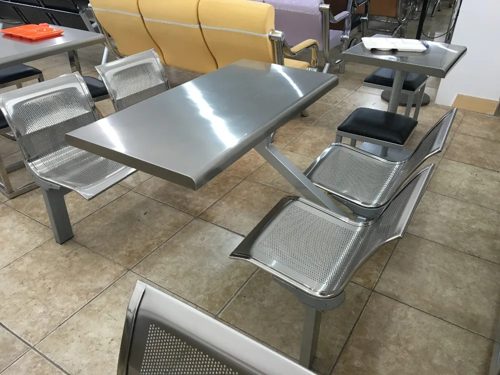 Stainless Steel Furniture Table And Chair For Fast Food Counter Buy