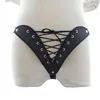 Game Toys couple Leather Bondage Panties Chastity Device Cock Cage Harness