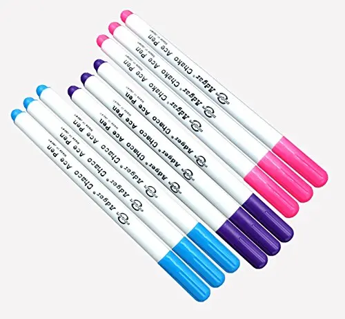 Blue purple pink white Adger Chako Ace Dressmakers Marker Pen Vanishing Air Erasable Pen Buy Vanishing Erasable Ink Pen Felt Tip Dressmakers Marker Pen Vanishing Air Erasable Pen Product on