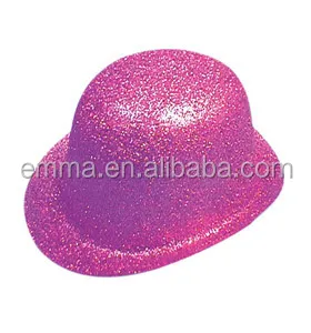 glitter bowler hats