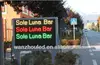 Mini P10 Outdoor Dual Color LED Sign for Bar /Shop Use
