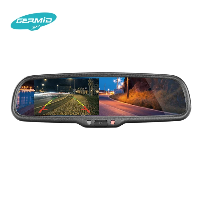 Safety Smart Car Mirror Dash Cam Hd Front And Rear Dvr Recorder With