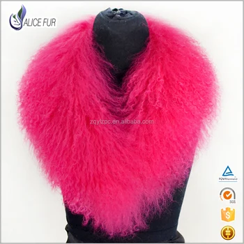 colorful fur collar