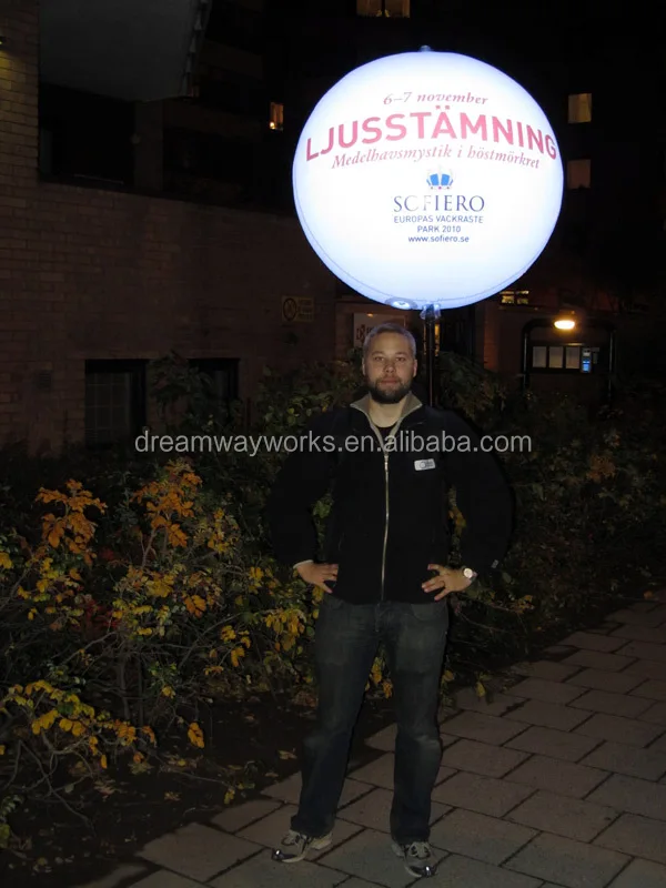 Color Changing LED Inflatable Backpack Balloon, Led Balloon Backpack ...