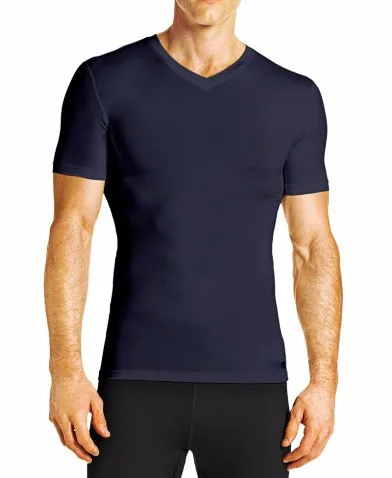 Stretch Compression Top Shirt copper men blank t shirt