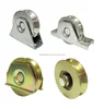 galvanized V, U and R groove bolt down track for sliding gate groove wheel