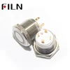 FLM19SS-FJ-ET 19mm Short type Yellow led 24v Momentary push button switch wiring