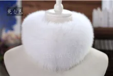 Hot selling fox fur scarf muffler scarf fox fur collar fur scarf long design clip autumn