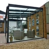 Tempered insulated glass window curtain wall system price