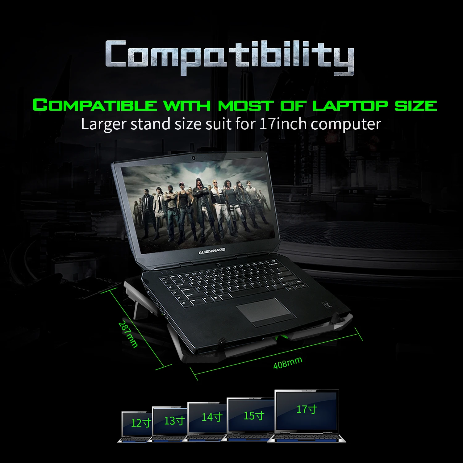 Game Style Cooling Equipment Notebook Cooling Cooler, Laptop Computer Cooler