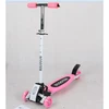3 flashing wheels child foot kick scooter adjusting 4 height in cartoon color