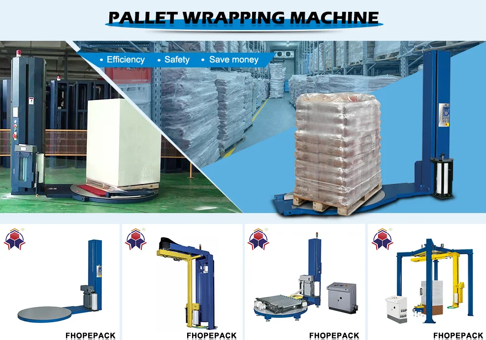 Rotary Arm Pallet Stretch Wrapper,Turntable Pallet Wrapping Machine