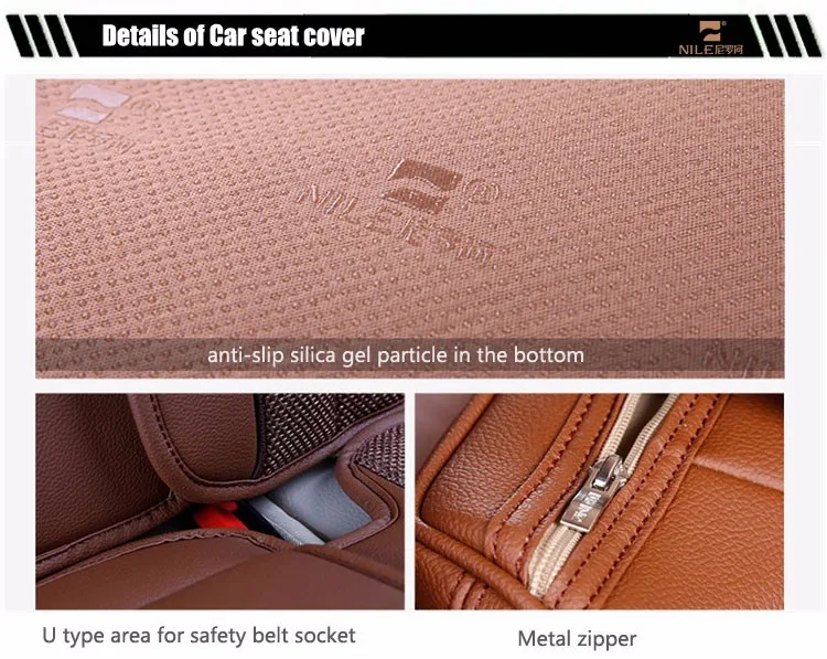 Dubai Wellfit Popular Pu Leather Velvet Fabric Car Seat Cover