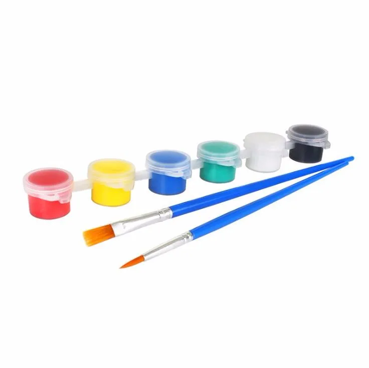 Good Quality 2ml Mini Acrylic Paint Pots Safe Non Toxic Paint Pot Strip 
