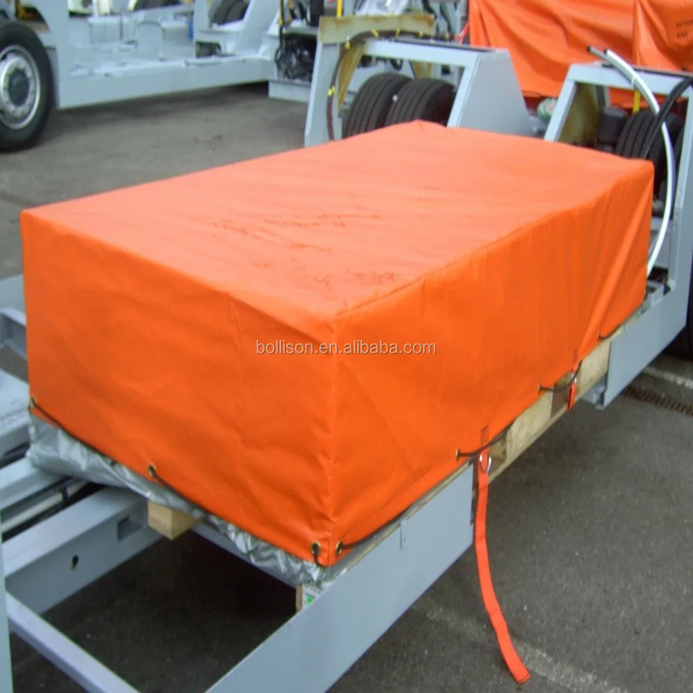 Waterproof Pvc Vinyl Machine Covers Five Sided Snug Fitting Tarpaulin
