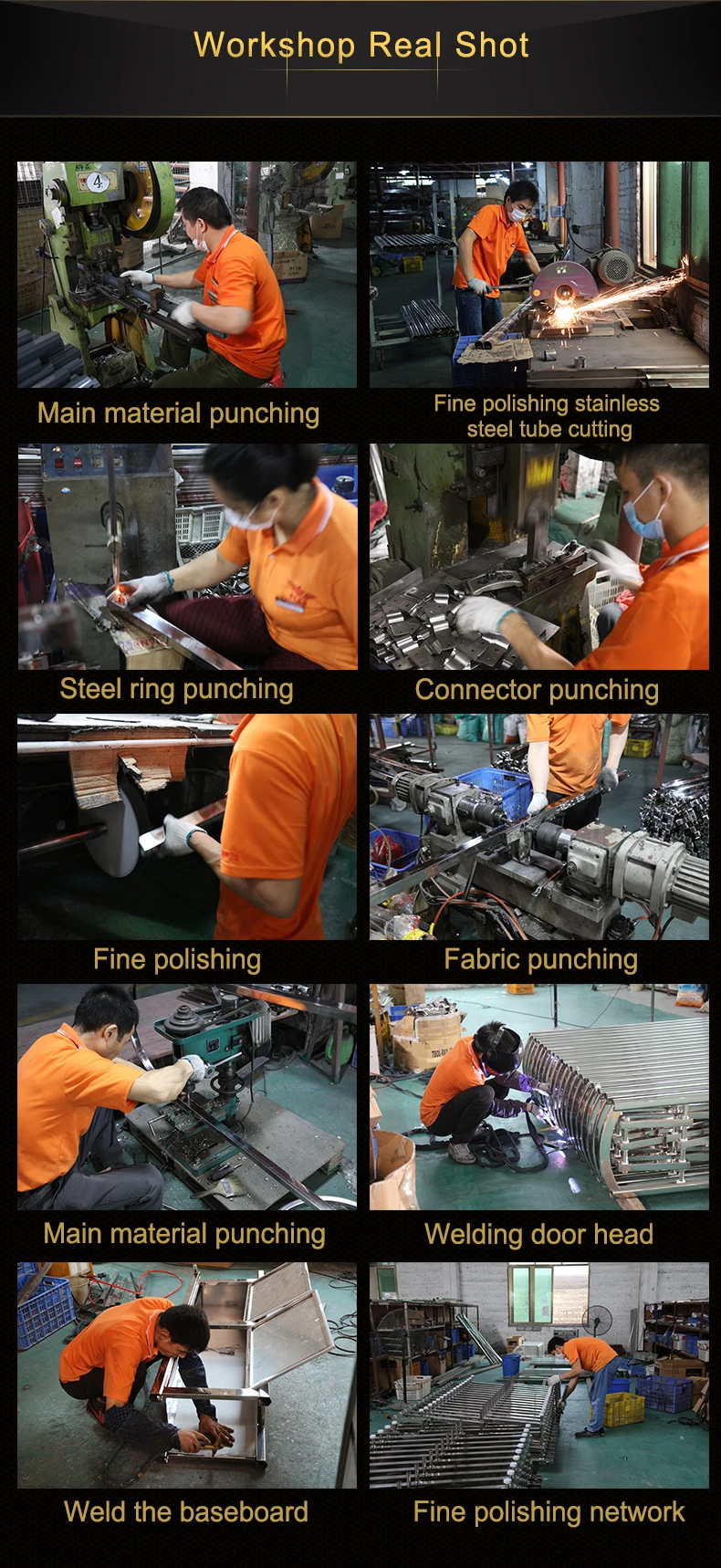 China famous brand Aluminum alloy automatic folding gate for factory--L1531