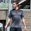 Mens Polo Shirt Dry Fit GYM Workout Fitness Tops Sublimation Shirts