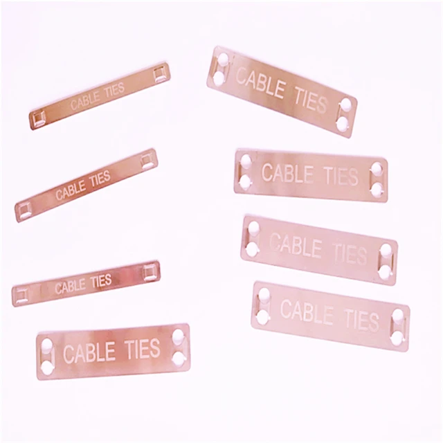316 Stainless Steel Cable Label Tags Engraved By Laser Buy 316