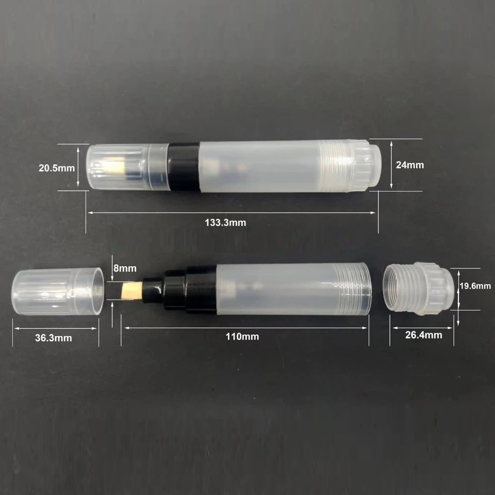 3mm/5mm/8mm/10mm/15mm Empty Marker Pen Barrel,Paint Pen Empty To Refill