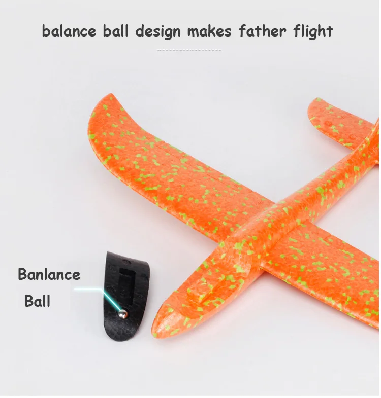 48cm Foam EPP Airplane Hand Throwing Plane Model