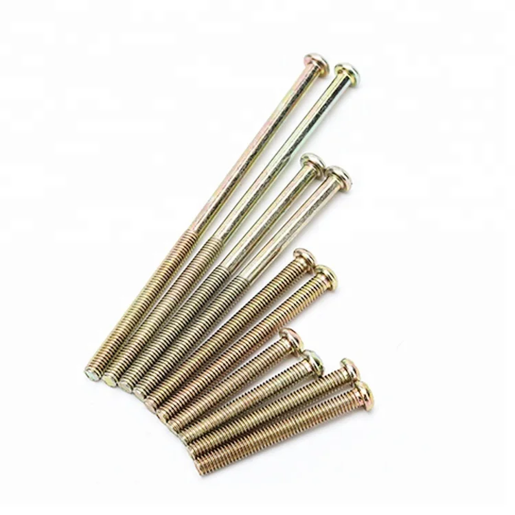 开槽十字凹头钢长螺栓内六角椭圆形头机器螺丝