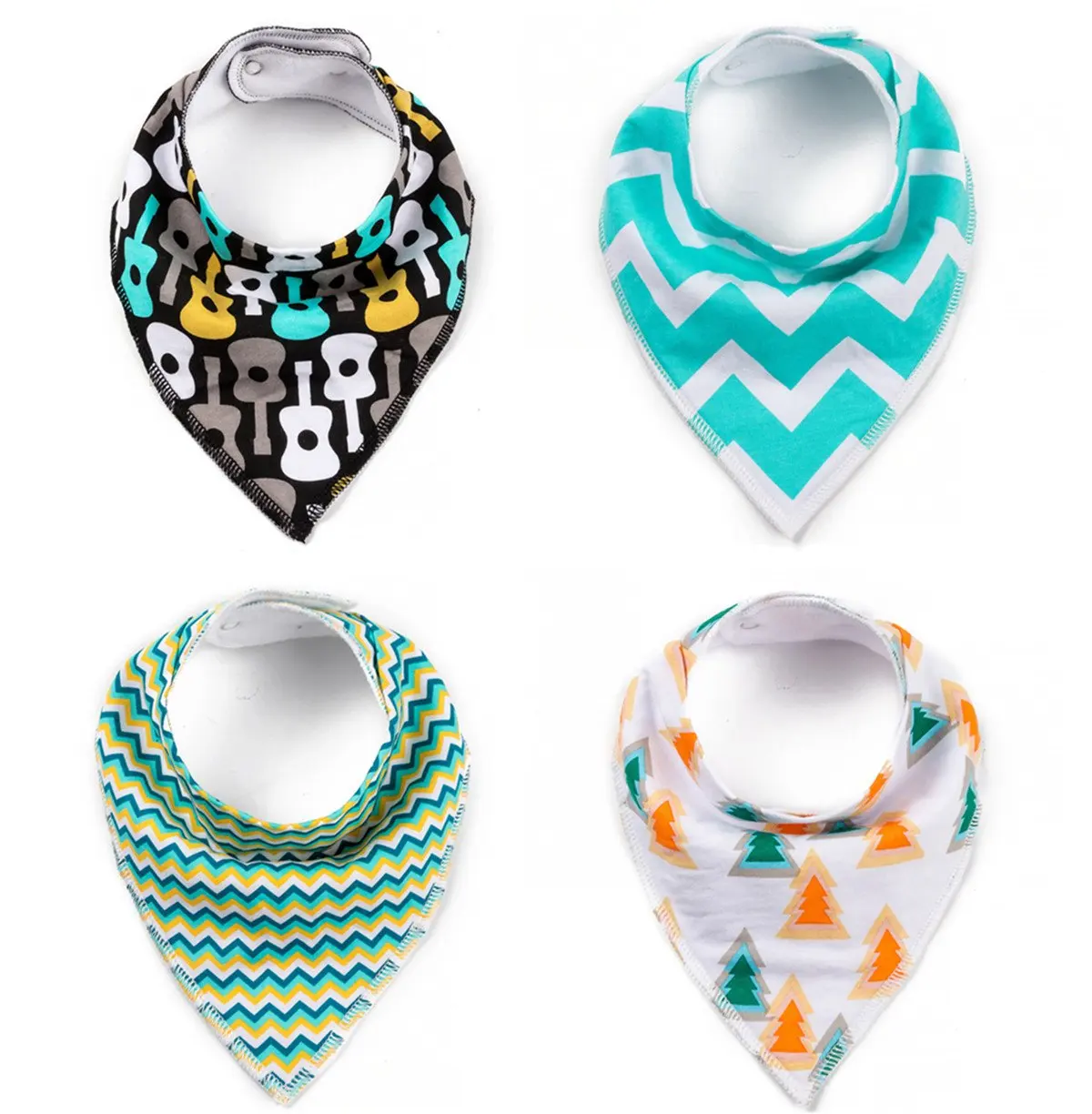 Pet Heroic 4 Pack Pet Dog Cat Bandana Triangle Bibs Scarf Pet Dog Cat Kerchief Neckerchief Set Accessories Suitable for Small&Medium&Large Pet Dog Cat