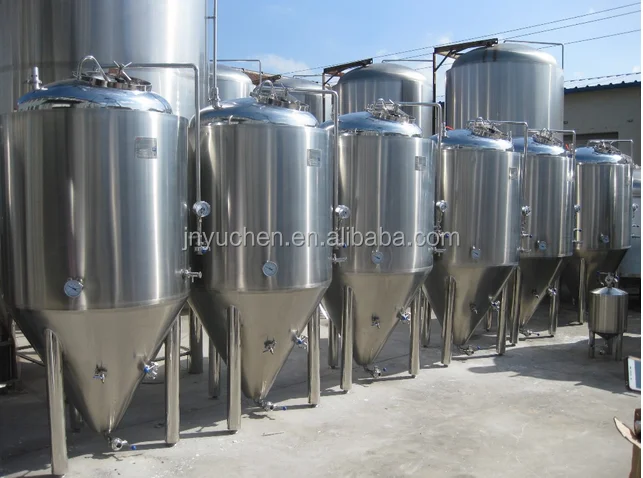 Pressurized beer fermenter/jacketed fermentation tanks